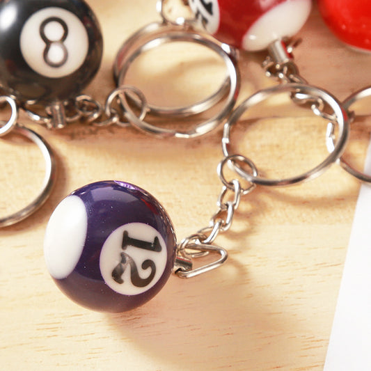 Mini Billiards Keychain