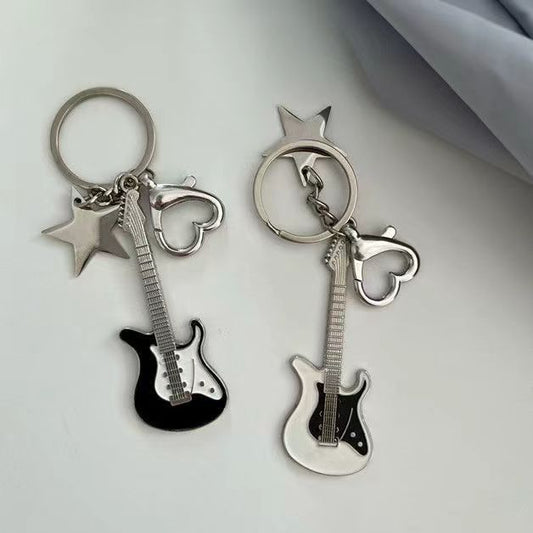 Electric Guitar Keychain